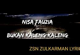 Lirik Lagu Cinta Saya Bukan Kaleng Kaleng